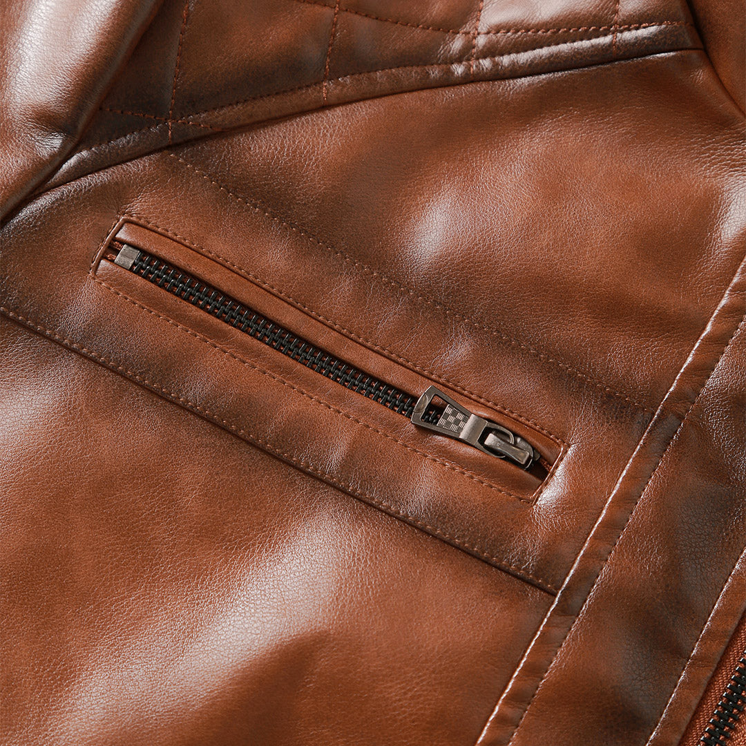 Übergangsjacke Herren | Stehkragen und Reißverschluss