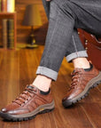 Wanderschuhe Herren | Rundspitze mit Schnürung