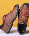Wanderschuhe Herren | Rundspitze mit Schnürung