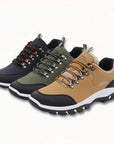 Wanderschuhe Herren | Rundspitze mit Schnürung und Rutschfester Sohle