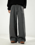 Weite Hose Herren | Stoffhose mit Falten und lockerer Passform