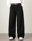 Weite Hose Herren | Stoffhose mit Falten und lockerer Passform