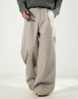 Weite Hose Herren | Stoffhose mit Falten und lockerer Passform