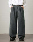 Weite Hose Herren | Stoffhose mit Falten und lockerer Passform